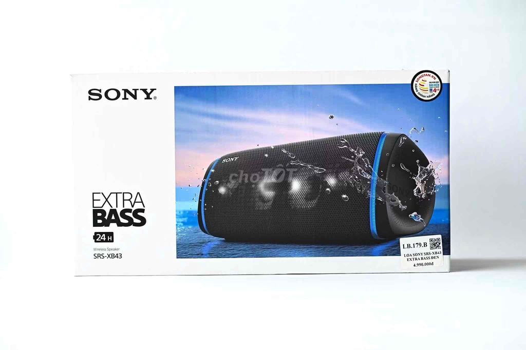 Loa Bluetooth Sony SRS-XB43 Đen. Mua bán Tivi, Âm thanh tại Huyện Trảng Bom Đồng Nai được đăng bởi Vinh Báo Đồng Nai hình 1