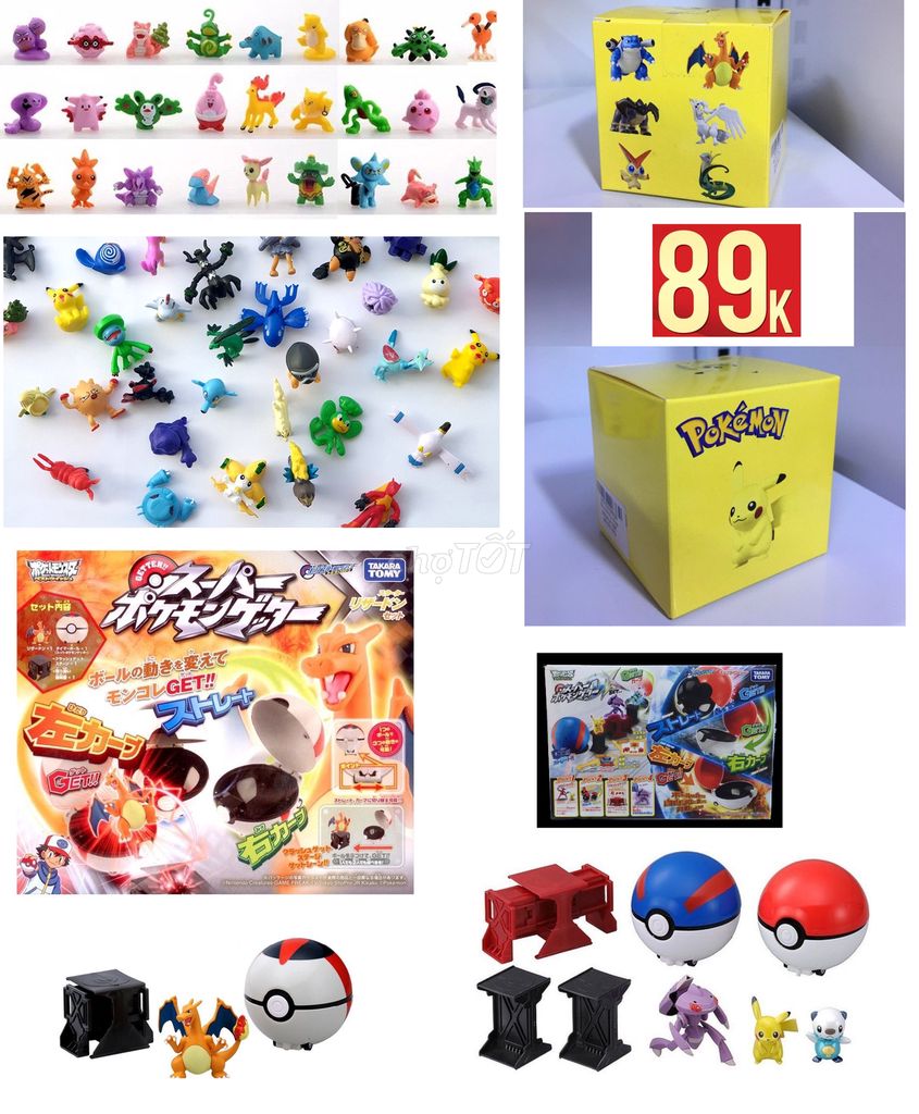 Đồ chơi thú nhựa pokemon cho bé