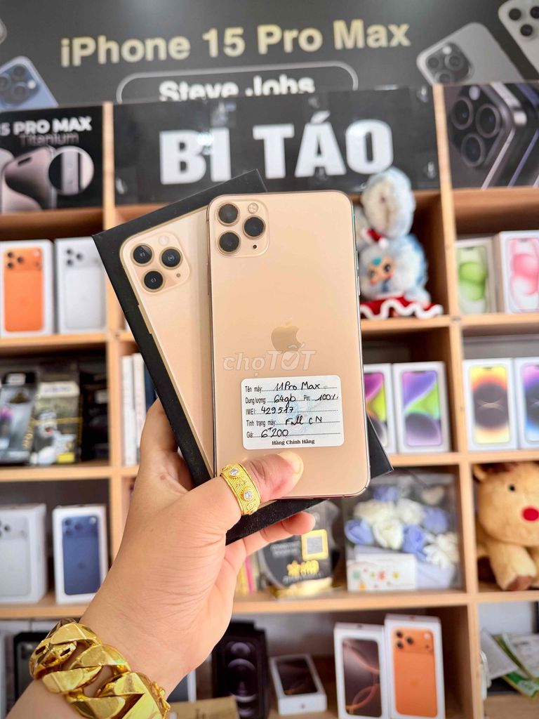 Apple iPhone 11 Pro Max 64GB Vàng. Mua bán Điện thoại tại Thành phố Long Xuyên An Giang được đăng bởi Bi Táo Store hình 1