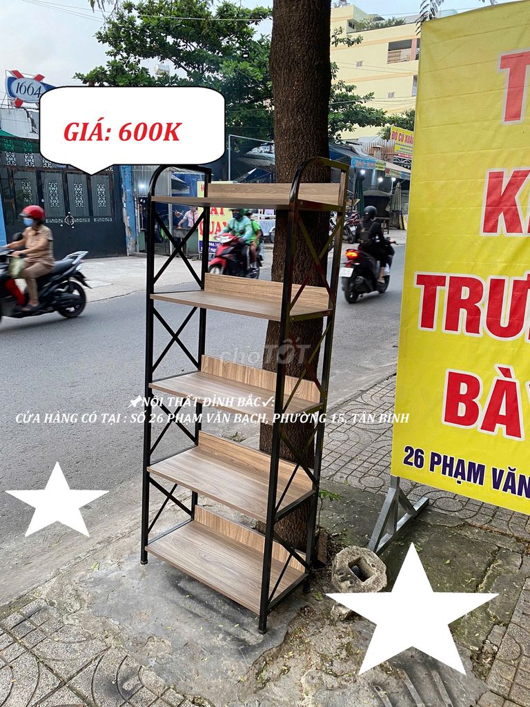 KỆ TRƯNG BÀY & KỆ 1M5X60 & KỆ KHUNG SẮT