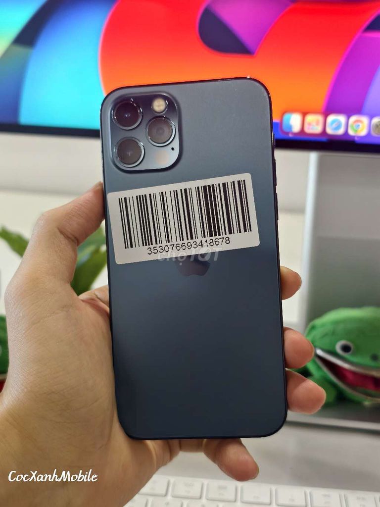 iPhone 12 Pro 256GB đẹp 99%, zin full chức năng. Mua bán Điện thoại tại Quận Liên Chiểu Đà Nẵng được đăng bởi Minh Hiệp CócXanhMobile hình 1