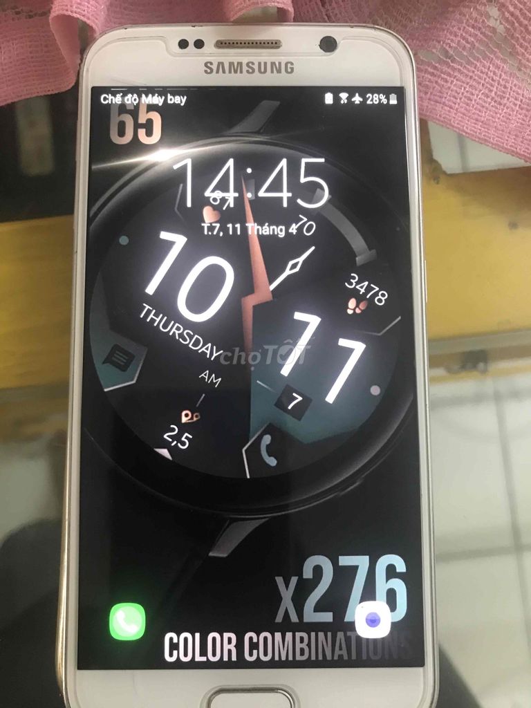 Samsung S6 32GB Trắng. Mua bán Điện thoại tại Thành phố Long Xuyên An Giang được đăng bởi Tan Vu hình 1