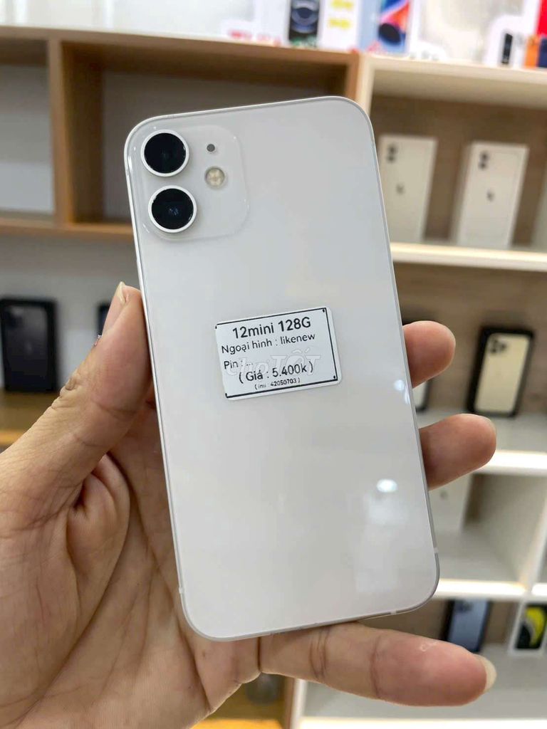 iPhone 12 mini 128GB Trắng 99%. Mua bán Điện thoại tại Quận Bắc Từ Liêm Hà Nội được đăng bởi Nguyễn Bá Trung  hình 1