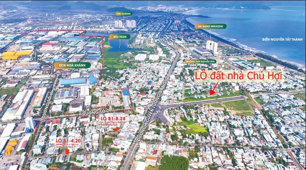 CHÍNH CHỦ BÁN LÔ ĐẤT TUYỆT ĐẸP KẸP CỐNG BÀU MẠC 22 KHU PANDORA ĐÀ NẴNG