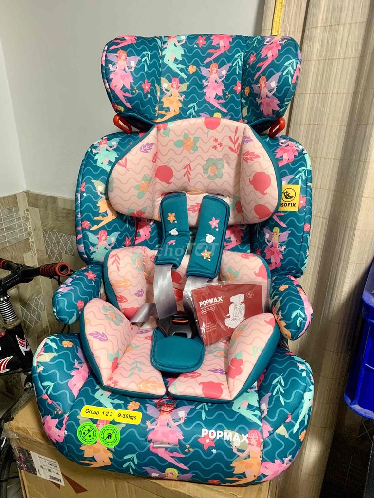 Ghế ngồi ô tô POPMAX Isofix Mới. Mua bán Mẹ và bé tại Quận Long Biên Hà Nội được đăng bởi Binh An hình 1