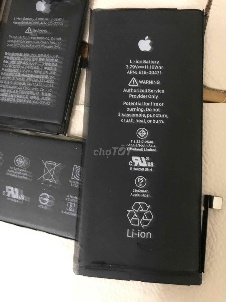 Pin zin iphone Xs Xr 11 zin tháo máy 98-99% zin