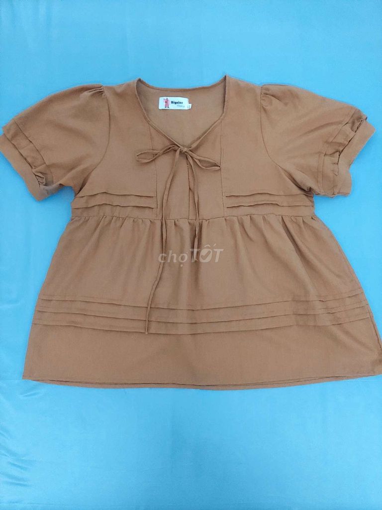 Áo baby doll Nữ Freesize Nâu cam Thoáng mát. Mua bán Quần áo tại Thành phố Thủ Dầu Một Bình Dương được đăng bởi Minh Tho hình 1