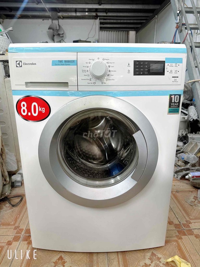 Máy giặt Electrolux 8.0kg cửa ngang Trắng. Mua bán Máy giặt tại Quận Hà Đông Hà Nội được đăng bởi Dat Nguyen hình 1