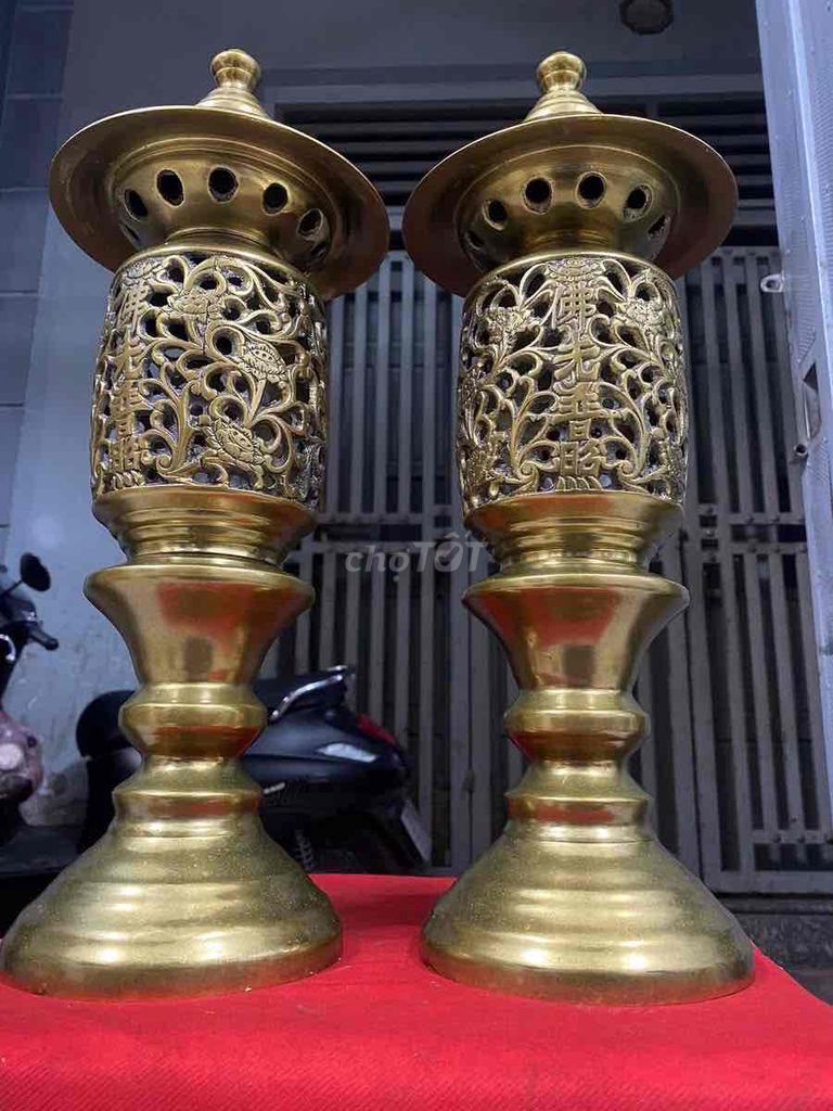 Đèn điện Đồng đúc Vàng đồng cao 45cm. Mua bán Đèn tại Huyện An Phú An Giang được đăng bởi lê cường hình 1