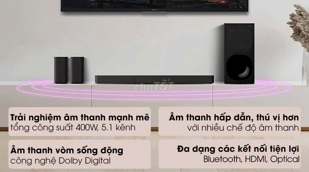 Loa thanh Sony HT-S20R 5.1 Đen. Mua bán Tivi, Âm thanh tại Quận Tân Bình Tp Hồ Chí Minh được đăng bởi Hòa Nhã hình 1