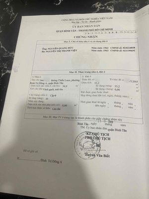 NHÀ hẻm 4m 344 Chiến Lược DT: 4x13,5 (Đang cho thuê 6tr) Giá:3tỷ900. Mua bán nhà ở tại Quận Bình Tân Tp Hồ Chí Minh được đăng bởi Kiệt Trần 