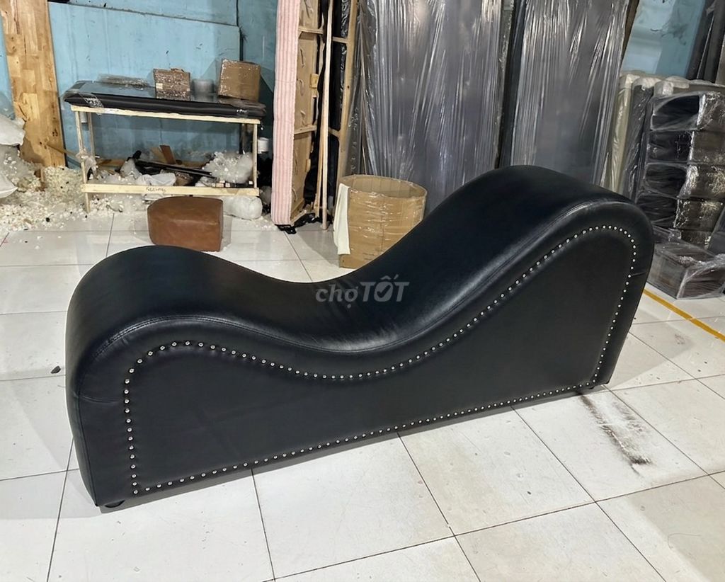 Ghế tình yêu Da công nghiệp Đen Mới. Mua bán Bàn ghế tại Quận Ninh Kiều Cần Thơ được đăng bởi Phạm Văn Tâm hình 1