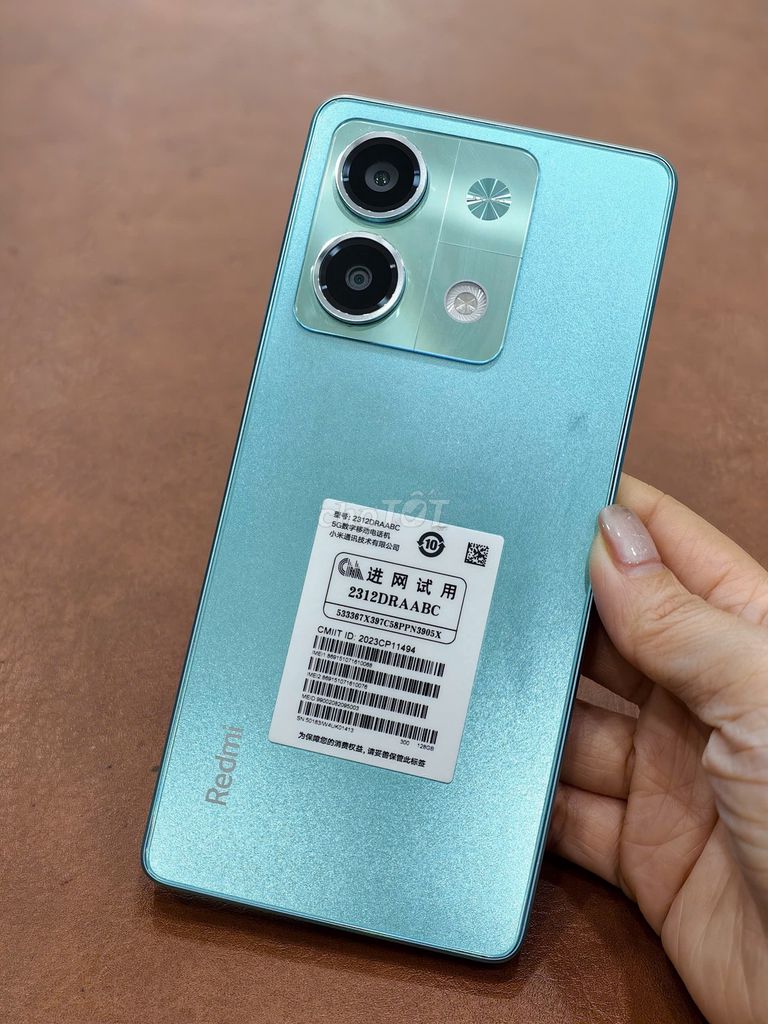 Xiaomi redmi note 13 5G bản xách tay 8-128gb Xanh. Mua bán Điện thoại tại Quận Đống Đa Hà Nội được đăng bởi Hn Store hình 1