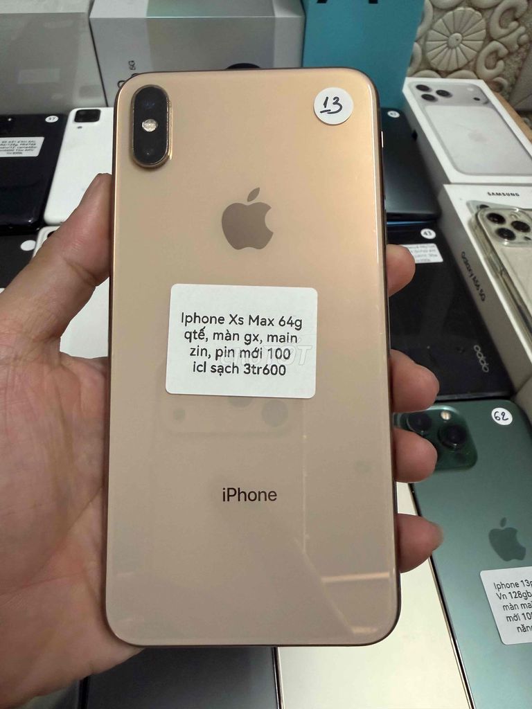 Iphone Xs Max 64gb, mỹ, icloud sạch, full all. Mua bán Điện thoại tại Thành phố Thủ Dầu Một Bình Dương được đăng bởi TTMobileBD hình 1
