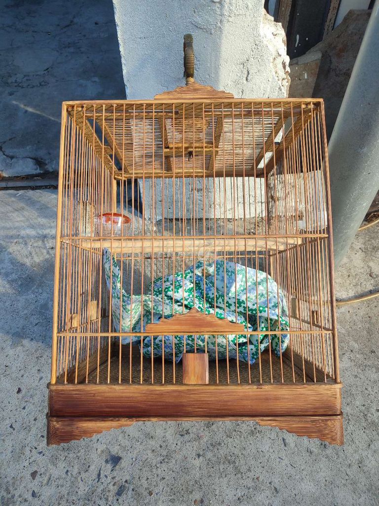 Lồng chim Tre hình vuông. Mua bán Phụ kiện, Thức ăn, Dịch vụ tại Quận Ngũ Hành Sơn Đà Nẵng được đăng bởi Chàng khờ thủy chung hình 1
