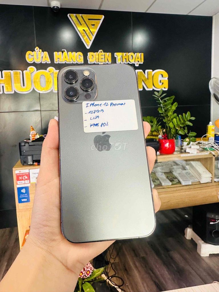 iPhone 12 Pro Max 128GB 99%  zin. Mua bán Điện thoại tại Thành phố Bến Tre Bến Tre được đăng bởi HươngGiangmobile hình 1