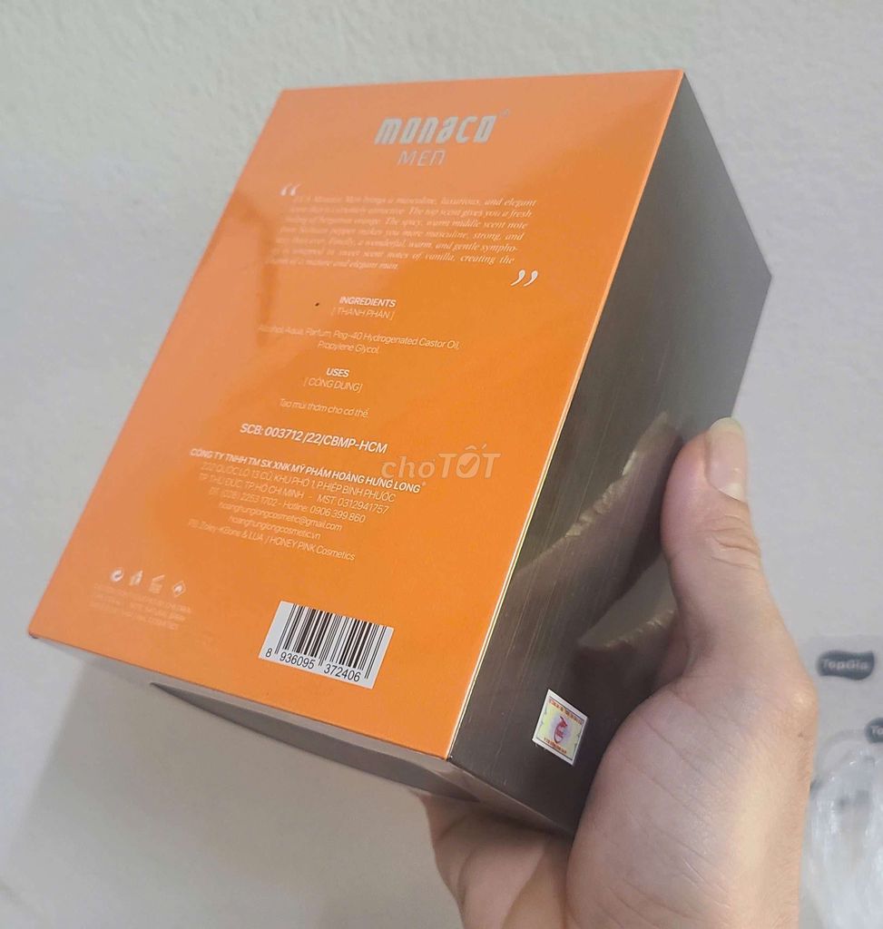 Nước hoa Monaco Men 100ml dành cho nam