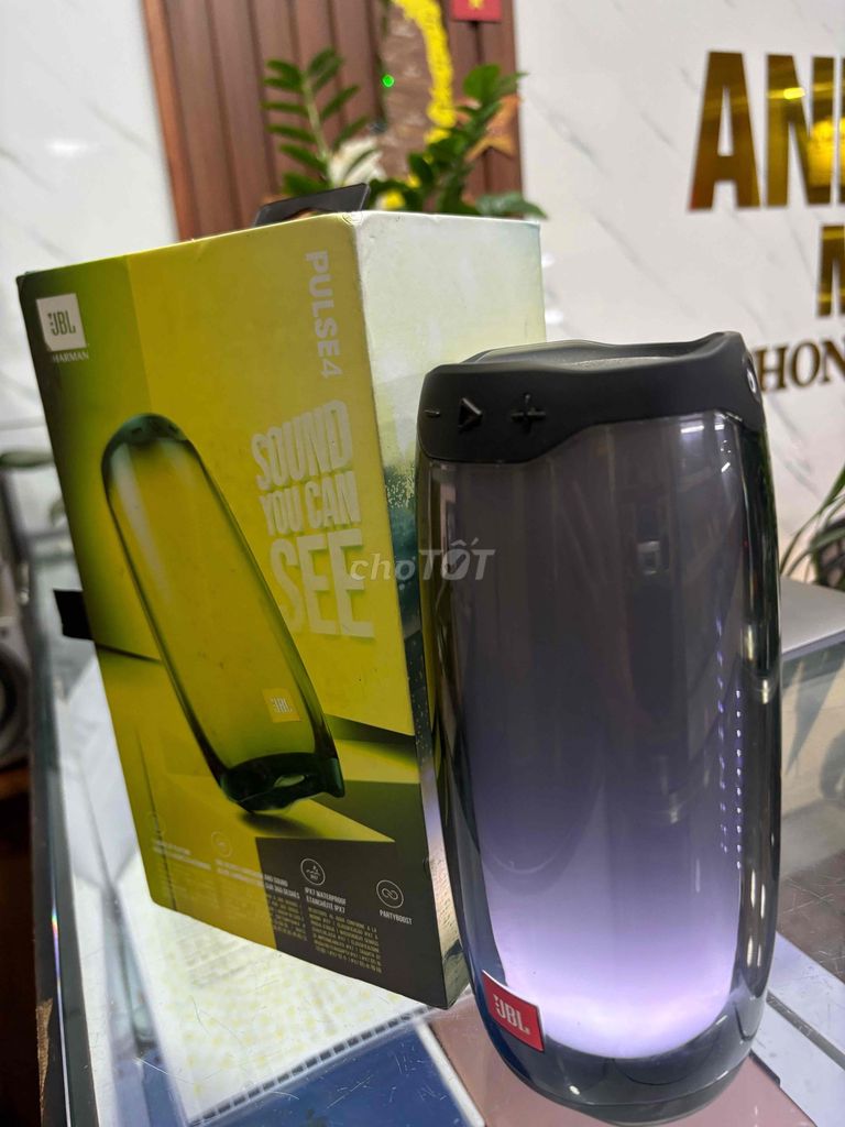 Loa Bluetooth JBL Pulse 4 Đen Như mới. Mua bán Tivi, Âm thanh tại Quận Lê Chân Hải Phòng được đăng bởi hoang anh hình 1