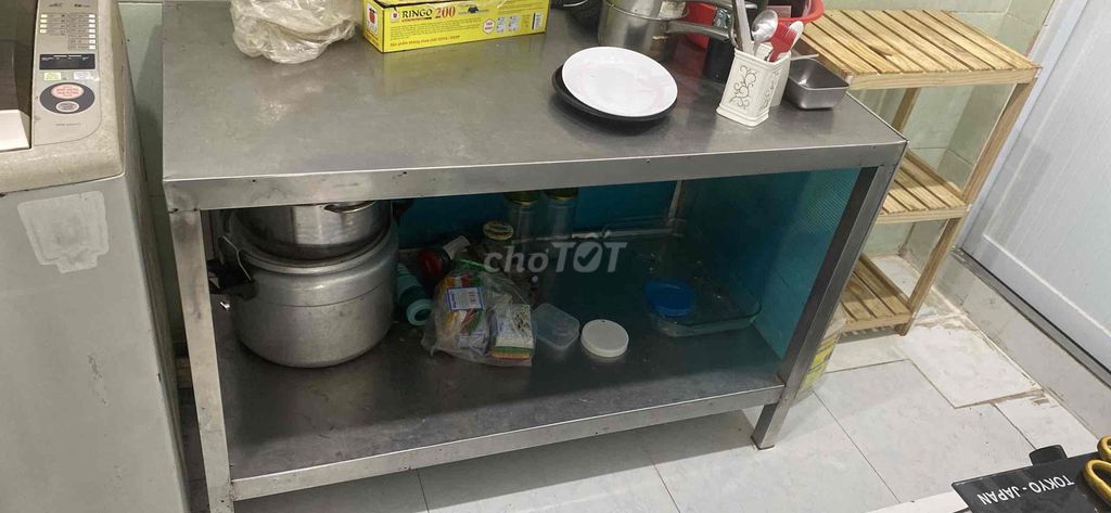 Bàn bếp Sắt Inox Bạc. Mua bán Tủ, kệ gia đình tại Thành phố Thủ Đức Tp Hồ Chí Minh được đăng bởi Lâm Hải Triều hình 1