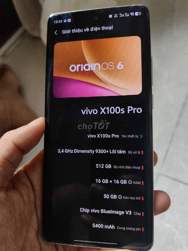 Vivo X100s Pro 16/512GB Trắng. Mua bán Điện thoại tại Quận Tân Phú Tp Hồ Chí Minh được đăng bởi Trung hình 1