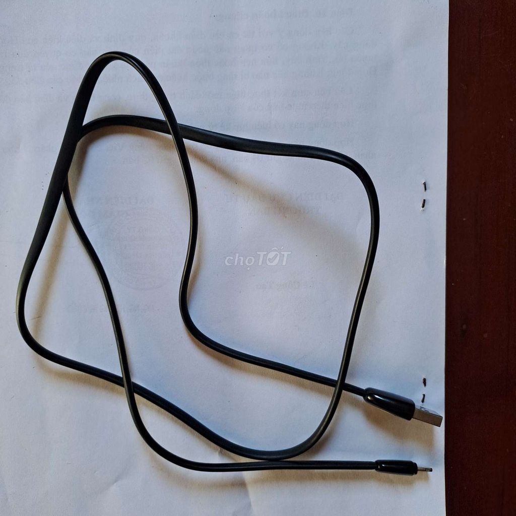 Dây cáp sạc USB - Lightning GENSHAI - Màu Đen. Mua bán Phụ kiện (Màn hình, Chuột...) tại Huyện Châu Thành Tiền Giang được đăng bởi Phạm Minh Thiện hình 1