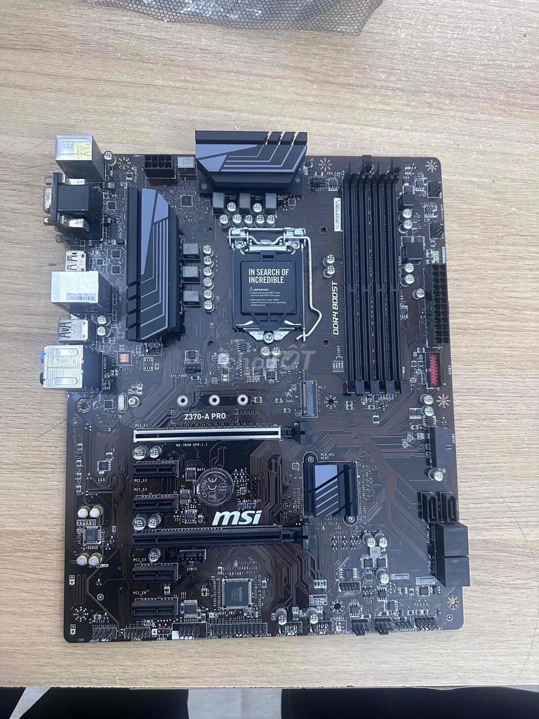 Bo mạch chủ MSI Z370-A PRO DDR4. Mua bán Linh kiện (RAM, Card...) tại Quận Thanh Khê Đà Nẵng được đăng bởi QUANG LINH hình 1