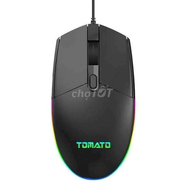Chuột máy tính Tomato Đen LED RGB. Mua bán Phụ kiện (Màn hình, Chuột...) tại Huyện Củ Chi Tp Hồ Chí Minh được đăng bởi kien Bình Mỹ  hình 1