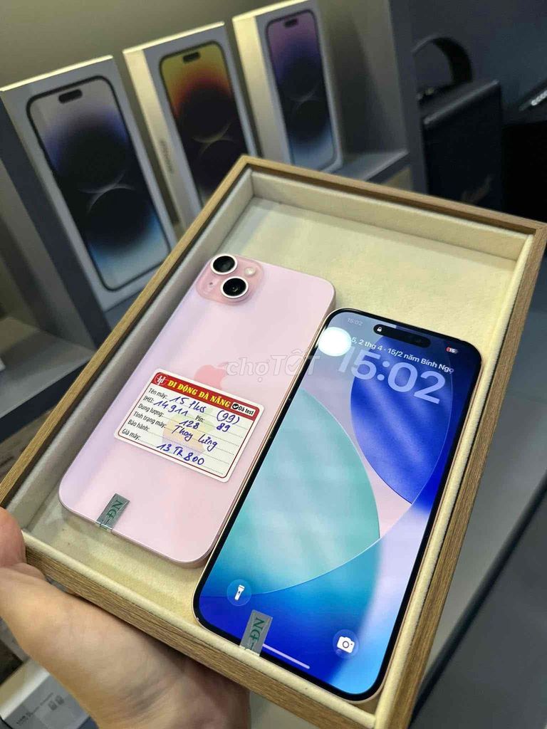 iPhone 15 Plus 128GB Hồng Đã qua sử dụng. Mua bán Điện thoại tại Quận Thanh Khê Đà Nẵng được đăng bởi Di Động Đà Nẵng 67 Phạm Văn Nghị hình 1