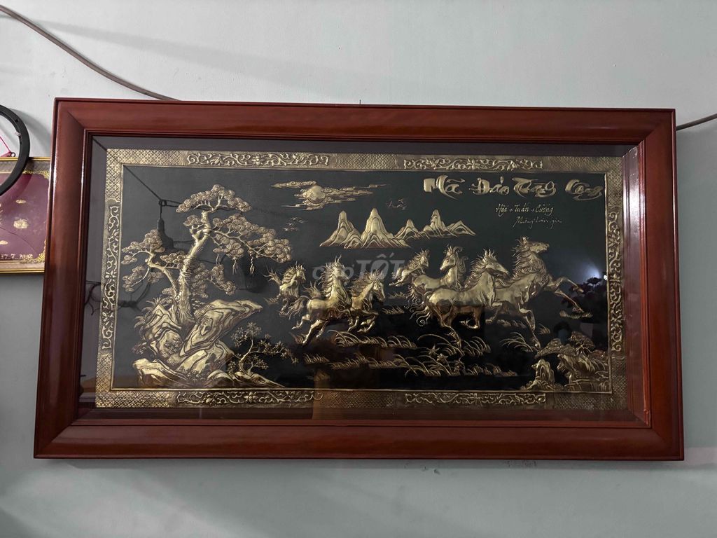 Thanh lý tranh đồng Mã Đáo Thành Công – 60x120cm