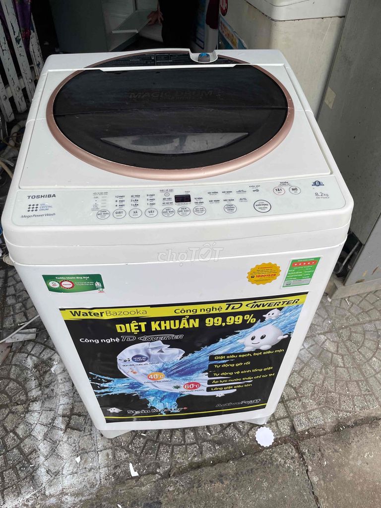 Máy giặt Toshiba 8.2kg. Mua bán Máy giặt tại Quận Cẩm Lệ Đà Nẵng được đăng bởi Nghĩa hình 1