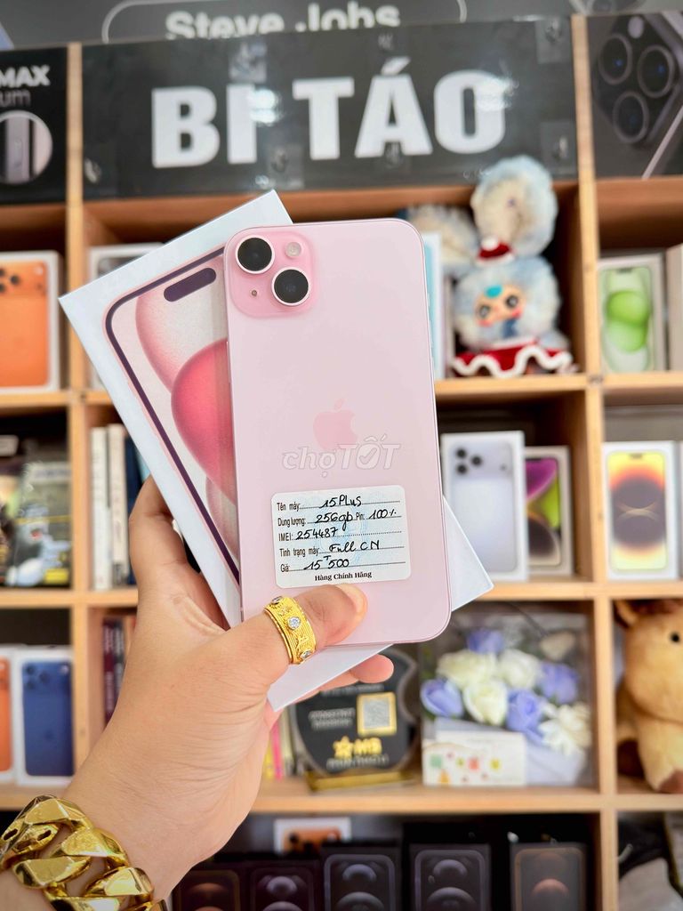 Apple iPhone 15 Plus 256GB (Có Khe Sim). Mua bán Điện thoại tại Thành phố Long Xuyên An Giang được đăng bởi Bi Táo Store hình 1