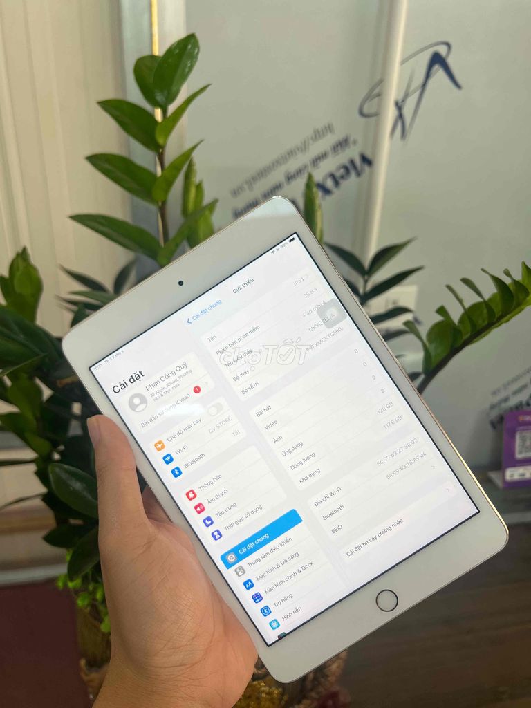 Apple iPad mini 4 128GB Trắng. Mua bán Máy tính bảng tại Thành phố Bắc Ninh Bắc Ninh được đăng bởi Phan Công Quý hình 1