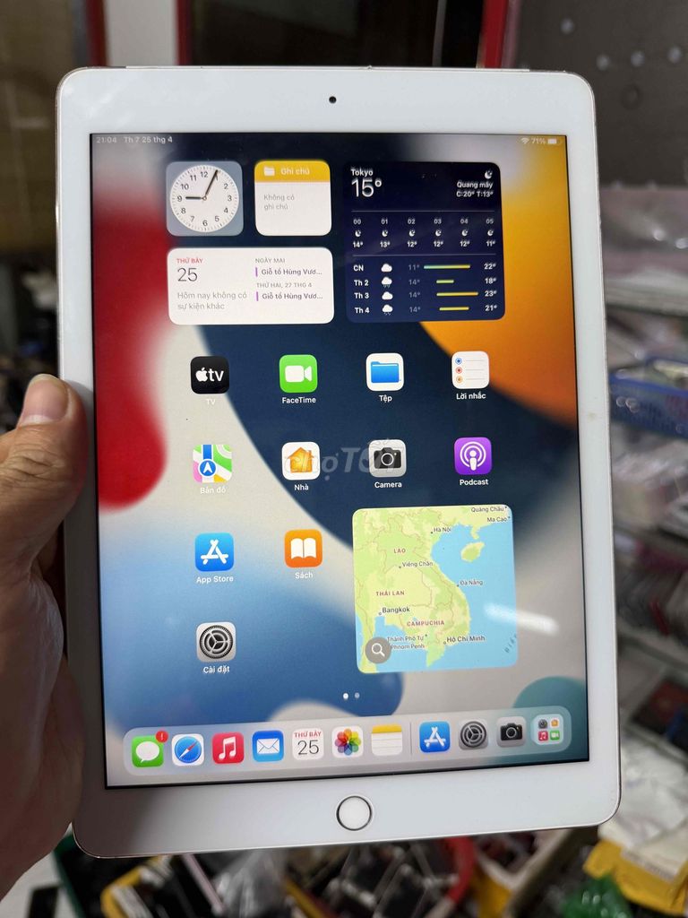 Apple iPad Air 2 16GB Vàng Đã sử dụng. Mua bán Máy tính bảng tại Quận Dương Kinh Hải Phòng được đăng bởi Mr Công Công hình 1