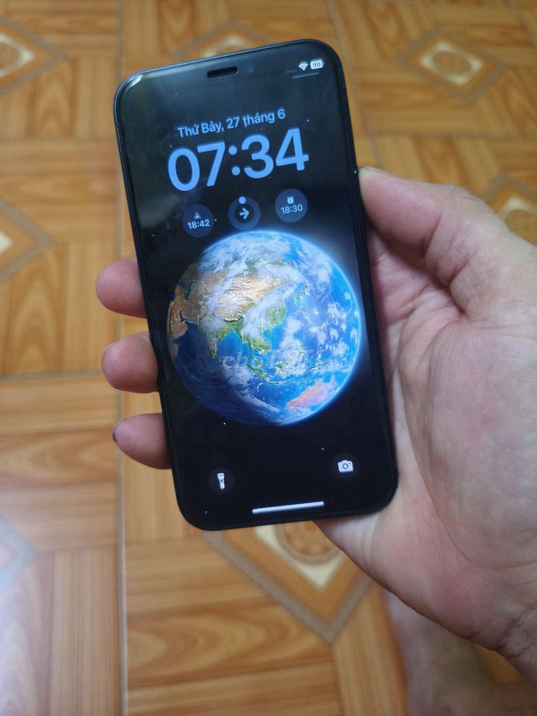 Apple iPhone 12mini Đen thay mỗi pin. Mua bán Điện thoại tại Huyện Mê Linh Hà Nội được đăng bởi Tiến Sỹ hình 1