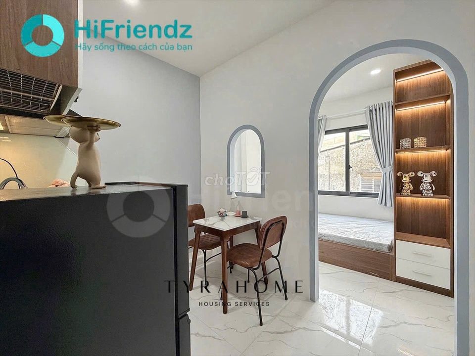 Đầu T9 trống căn hộ 1PN gần BV Gia Định Nơ Trang Long-Giặt riêng