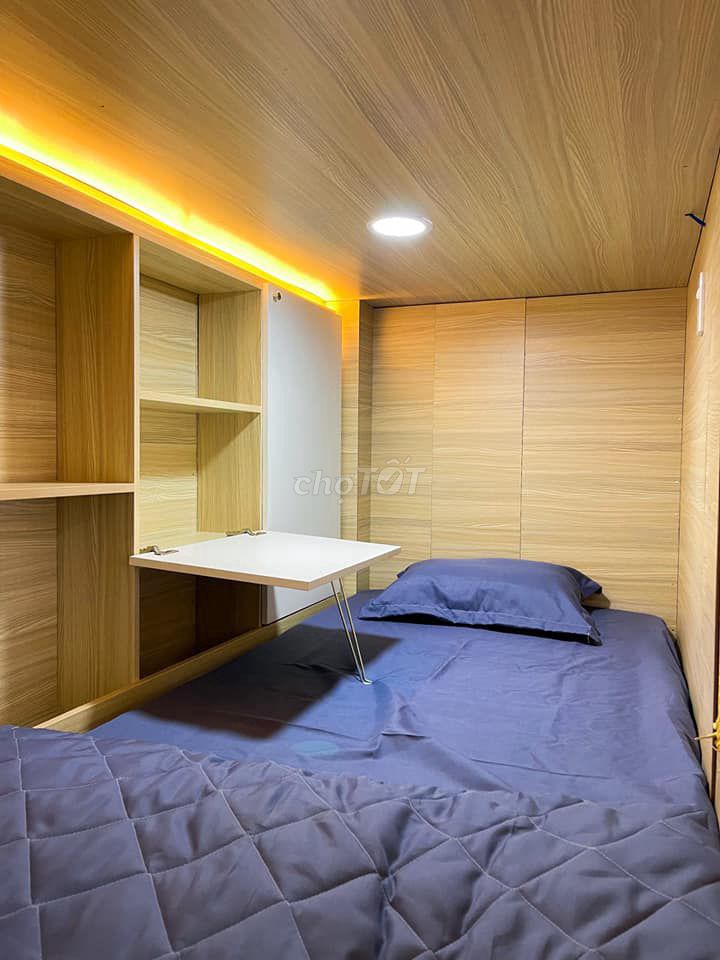 Sleep box cao cấp đầy đủ tiện nghi giá sinh viên cạnh ĐH Văn Hiến