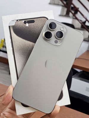 iphone 15 Pro 256Gb Fullbox,Đẹp 99%, Xám Titan, VN