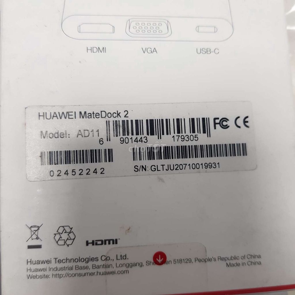 Cổng chuyển đổi Huawei matedock 2, mới 100%