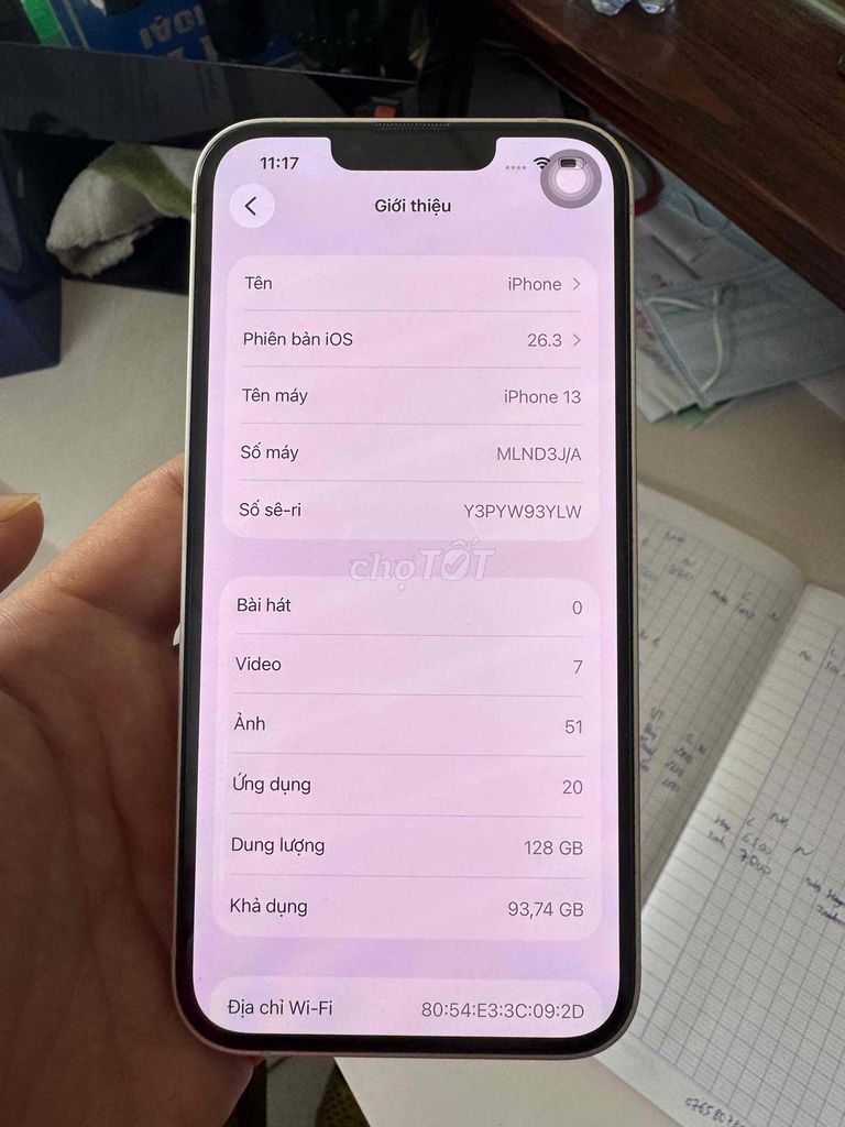 Apple iPhone 13 128GB. Mua bán Điện thoại tại Huyện Hóc Môn Tp Hồ Chí Minh được đăng bởi CẦM ĐỒ F68 hình 1