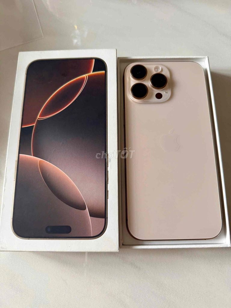 iPhone 16 Pro Max 256 gold vna đẹp keng bh 8/3/27. Mua bán Điện thoại tại Quận Tây Hồ Hà Nội được đăng bởi Trần Hiếu hình 1