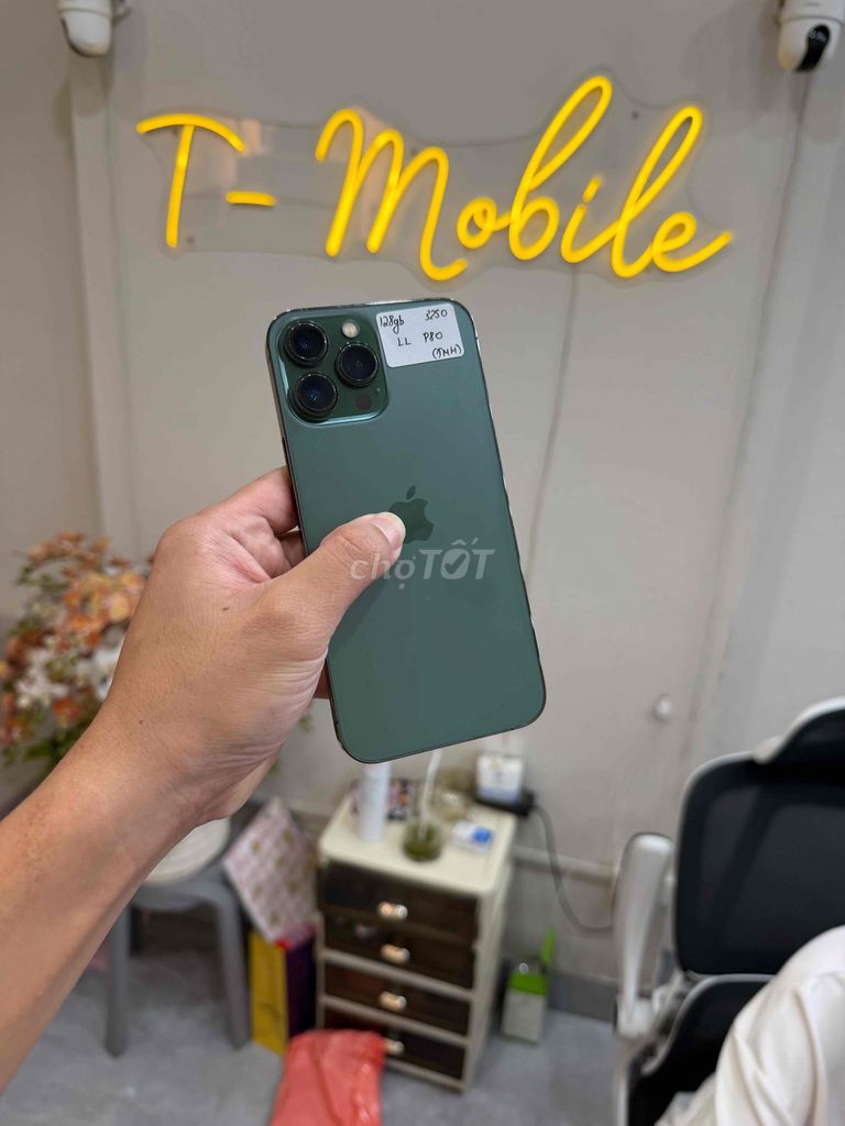 13 Promax 128Gb Quốc Tế zin all xanh green đẹp. Mua bán Điện thoại tại Quận Thanh Xuân Hà Nội được đăng bởi Ngô Tráng T Mobile hình 1