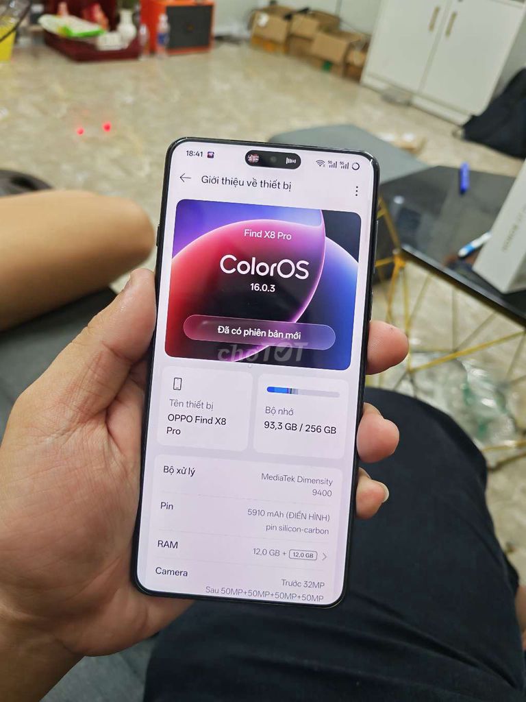 Oppo Find X8 Pro 256GB Đen. Mua bán Điện thoại tại Huyện Đức Hòa Long An được đăng bởi phạm Hoà hình 1