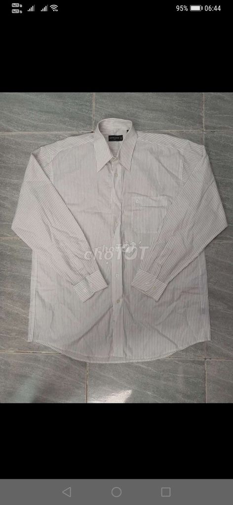Áo sơmi dài tay Pierre Cardin Paris Trắng size XL. Mua bán Quần áo tại Quận Gò Vấp Tp Hồ Chí Minh được đăng bởi Hàng 2handsgood hình 1