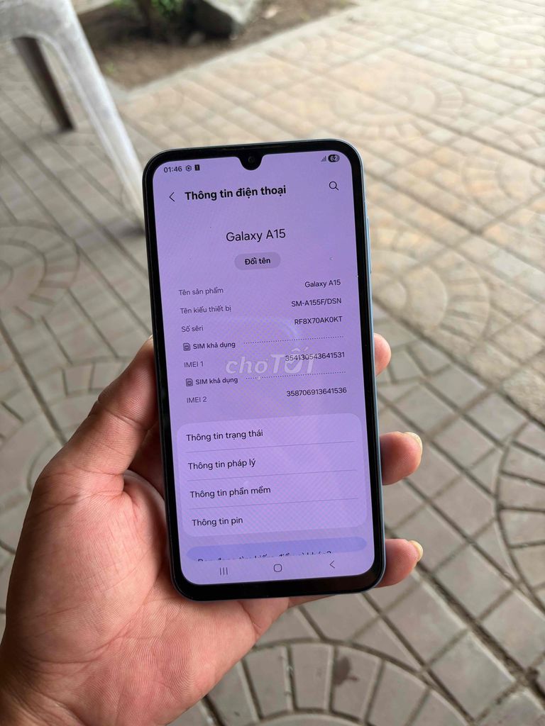 Samsung Galaxy A15 256GB Xám. Mua bán Điện thoại tại Thành phố Vị Thanh Hậu Giang được đăng bởi máy củ giá tốt  hình 1