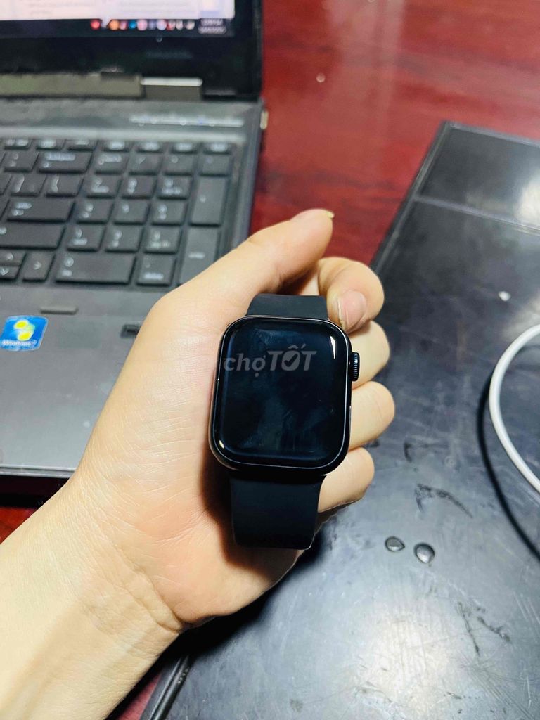 apple watch series 9 41mm màu đen nhôm đẹp 99% ✅