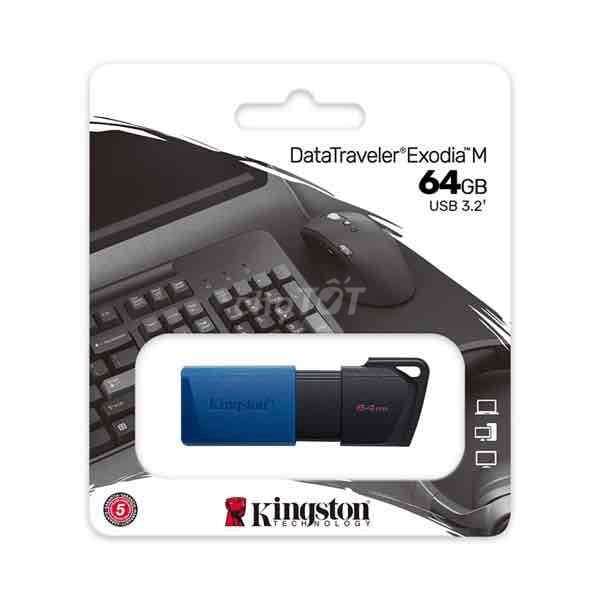 USB Kingston 3.2 DataTraveler 128GB (Chính Hãng FP