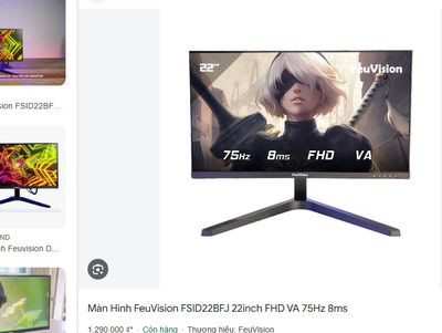 Màn hình Mới:  LNc_FEU22 FullHD - 22inch - 75Hz. Mua bán Phụ kiện (Màn hình, Chuột...) tại Quận Liên Chiểu Đà Nẵng được đăng bởi Máy Tính Lộc Nguyễn