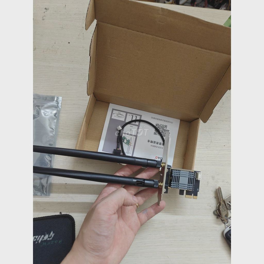 Card Wifi Bluetooth Intel AC1200MB PCIE Wifi 5. Mua bán Linh kiện (RAM, Card...) tại Quận Thanh Khê Đà Nẵng được đăng bởi  MÁY TÍNH pc hình 1
