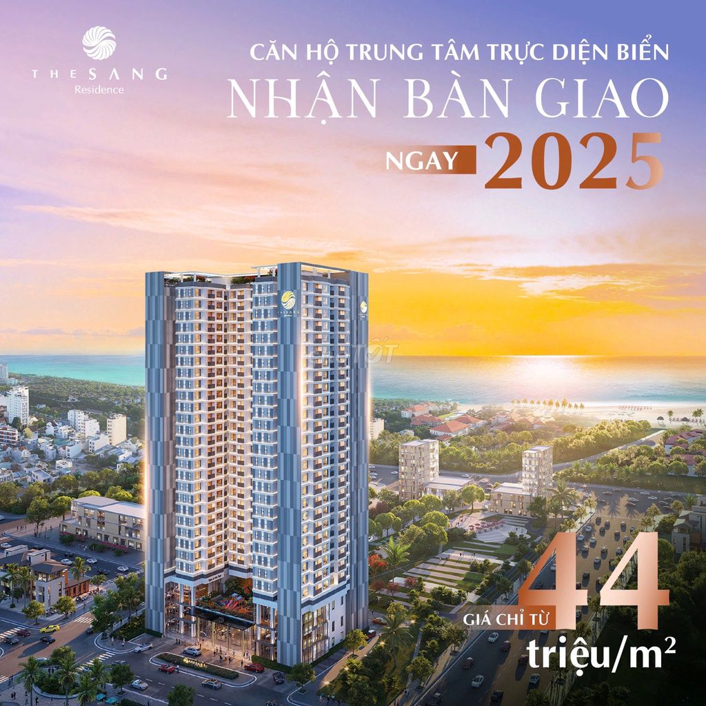 Sở Hữu Ngay Căn hộ 2PN - 76m2 View Biển The Sang Giá tốt chỉ từ 3.5 tỷ