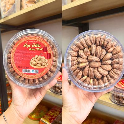 Hạt điều rang muối hộp tròn 500g. Mua bán Đồ ăn, thực phẩm và các loại khác tại Quận 12 Tp Hồ Chí Minh được đăng bởi TRƯƠNG TƯ